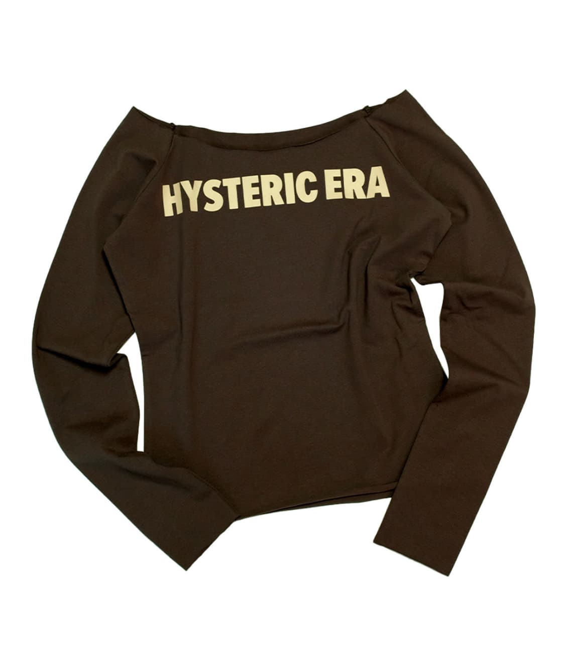 저스트하우스 just haus 오프숄더티 off shoulder 브라운 상품이미지2