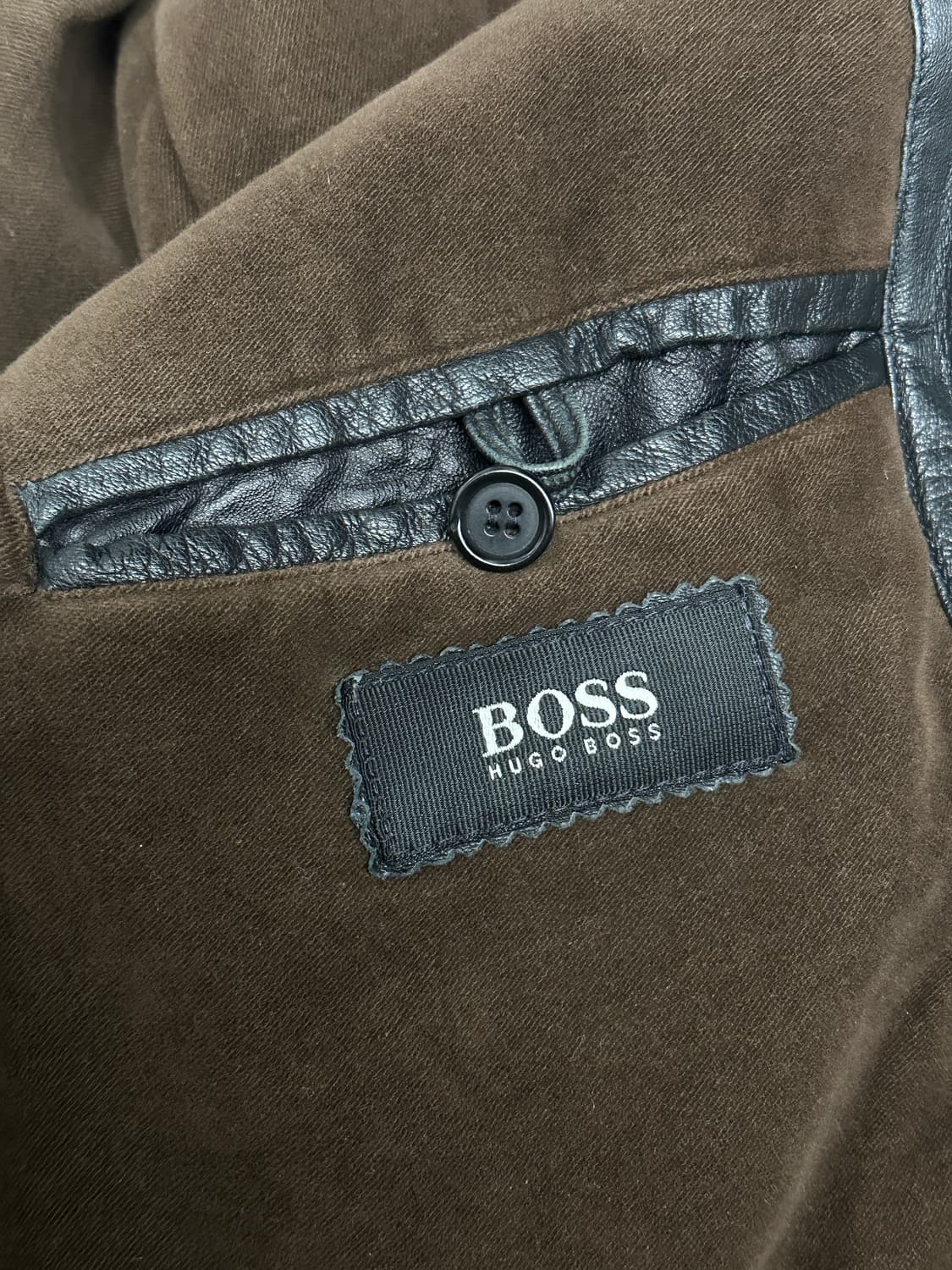 90s HUGO BOSS 레더 봄버 자켓 48 상품이미지6