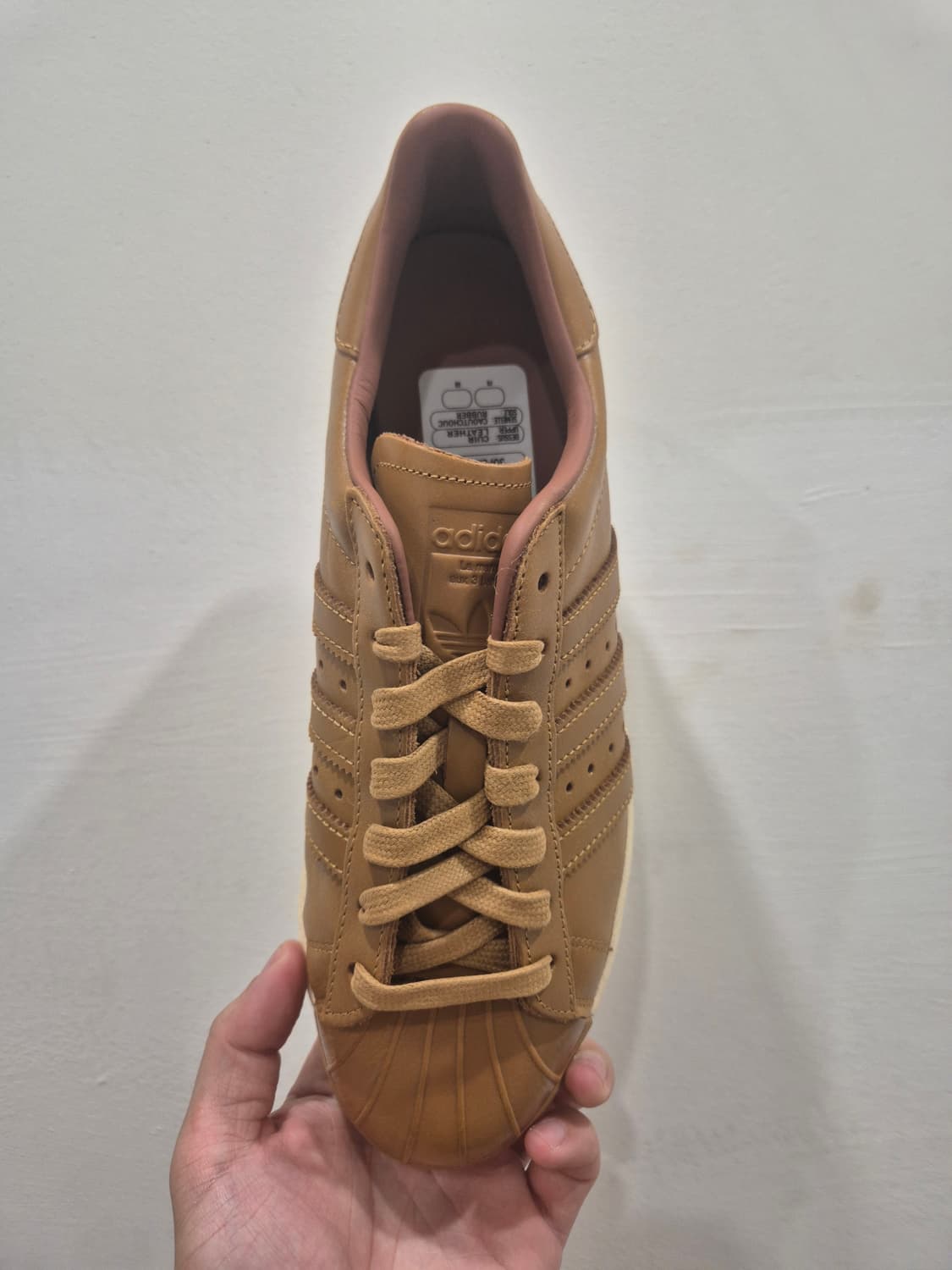 [새상품/260] 아디다스 슈퍼스타 82 서플라이어 컬러 크림 화이트 상품이미지2