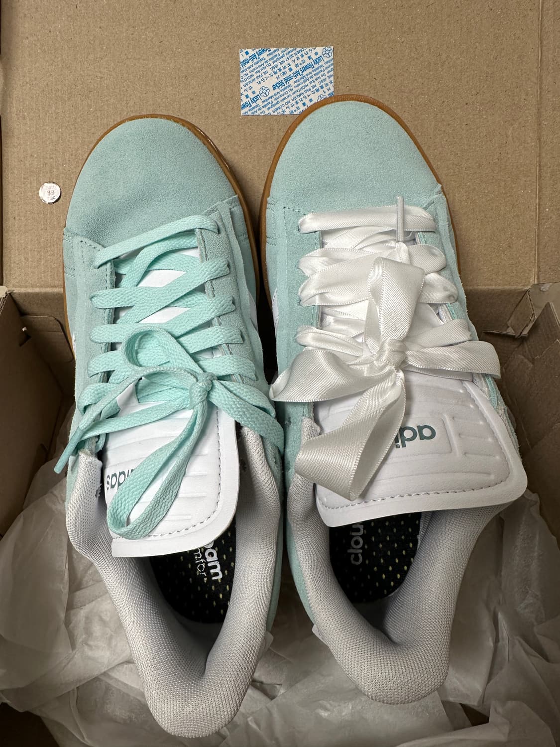 아디다스 그랜드 코트 알파 민트 235  상품이미지3