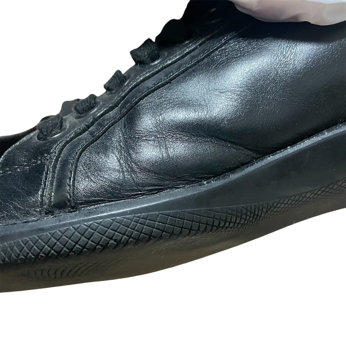 270) 프라다 스포츠 레더 로고 스니커즈 신발 상품이미지6