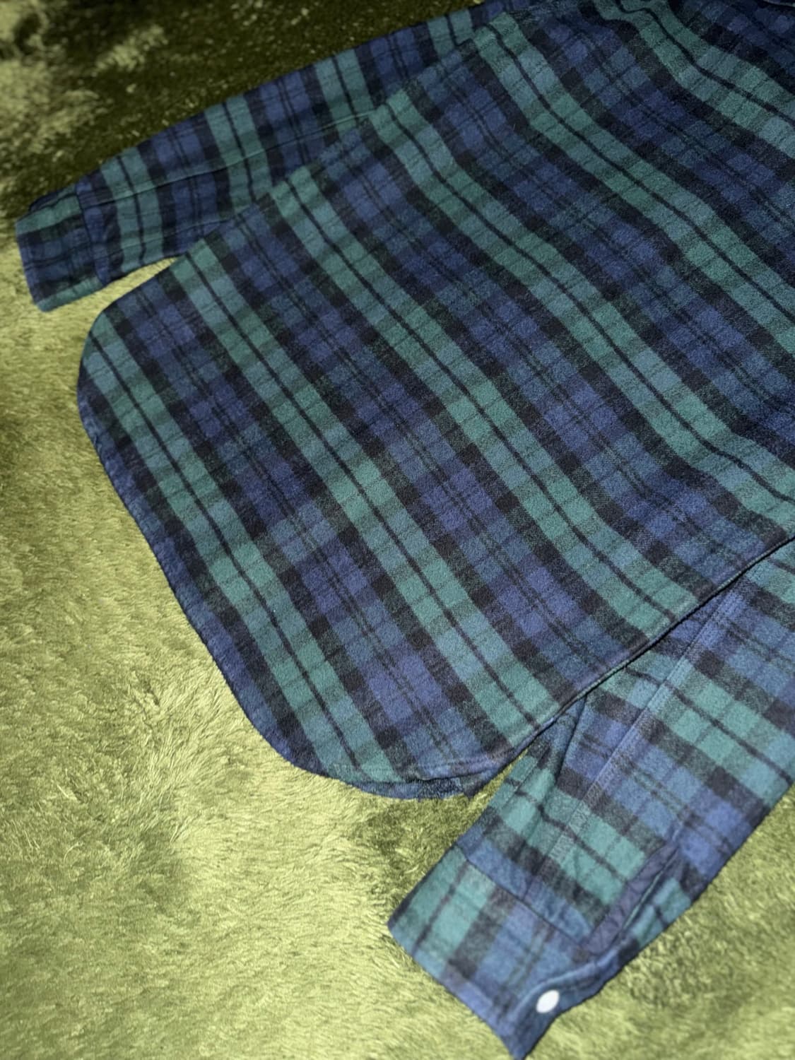 [S] BEAMS Plus 빔즈 플러스 헤비 블랙와치 플란넬 워크 셔츠 상품이미지9