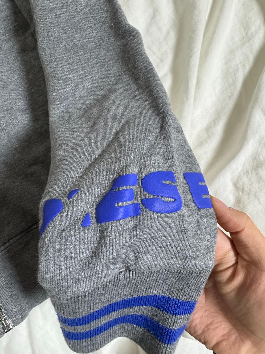 디젤 배색 집업 상품이미지3