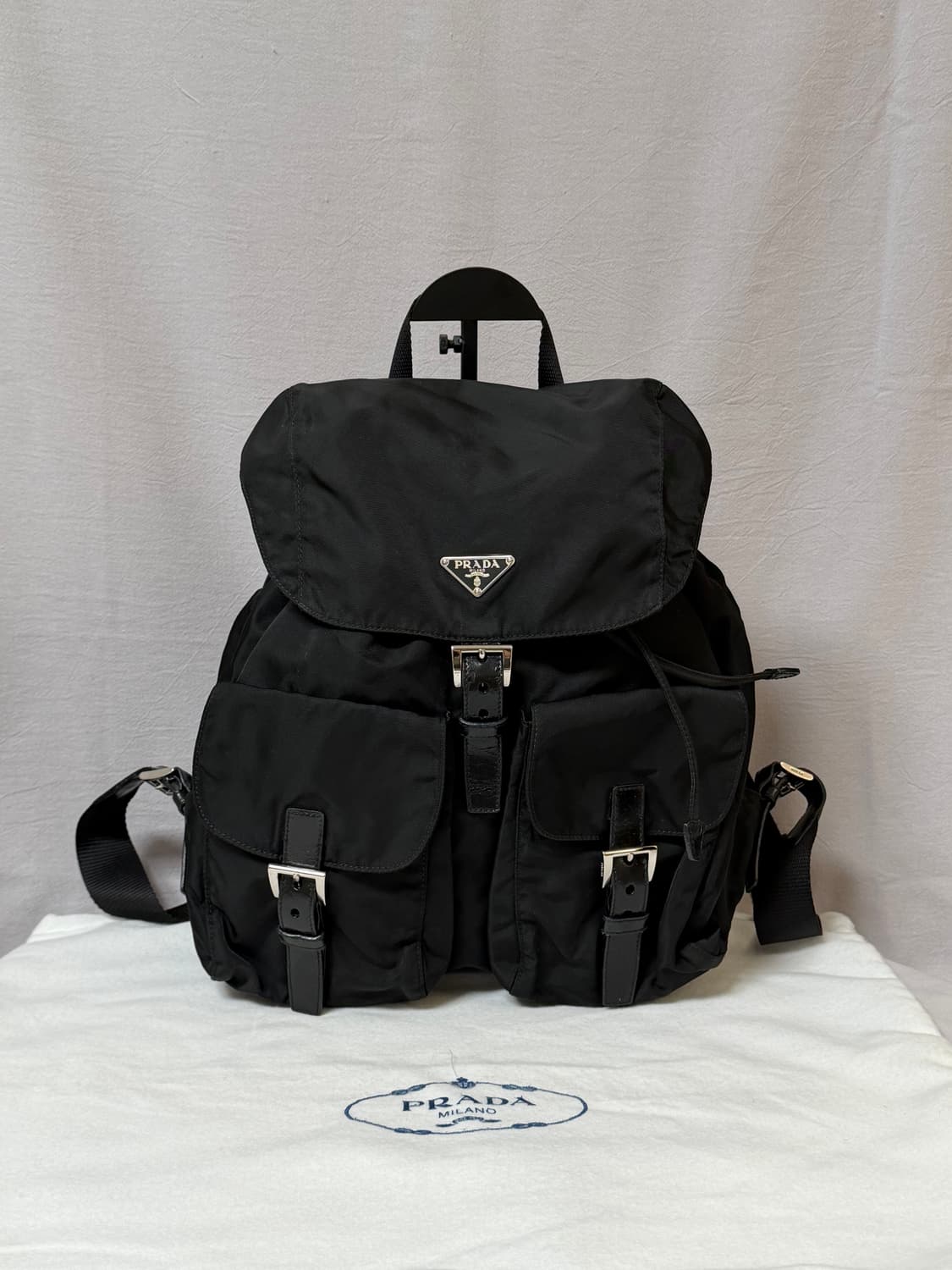 (A급) 프라다 투포켓 포코노 나일론 백팩 미디엄 상품이미지7