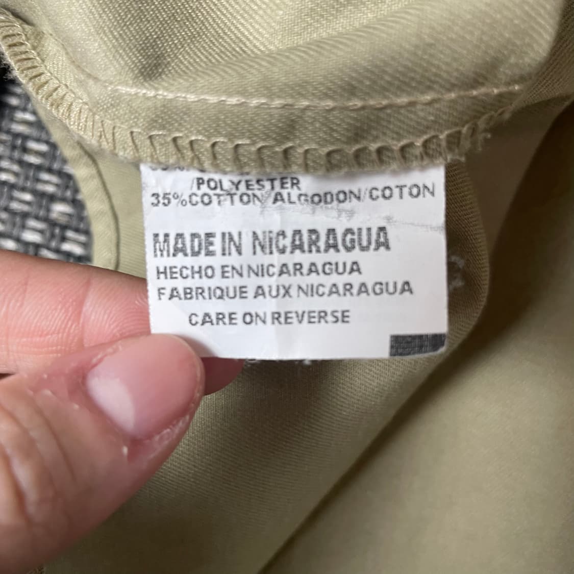 디키즈 미네소바 바이킹스로고 베이지 워크셔츠 L 상품이미지6