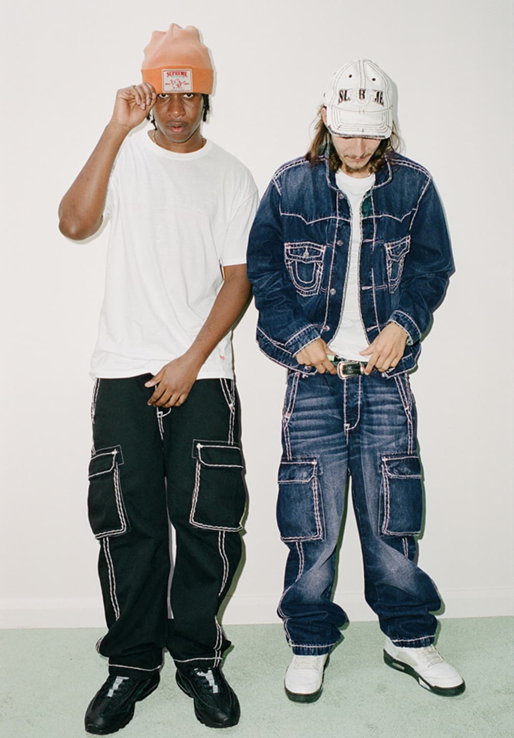 [L,32] 슈프림x트루릴리전 데님 셋업 상품이미지1