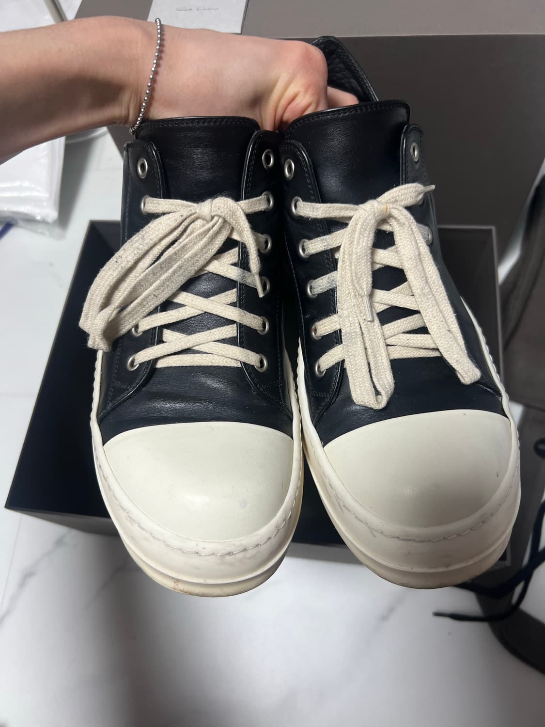 릭오웬스 라몬즈 로우 (릭컨) 41.5 상품이미지2