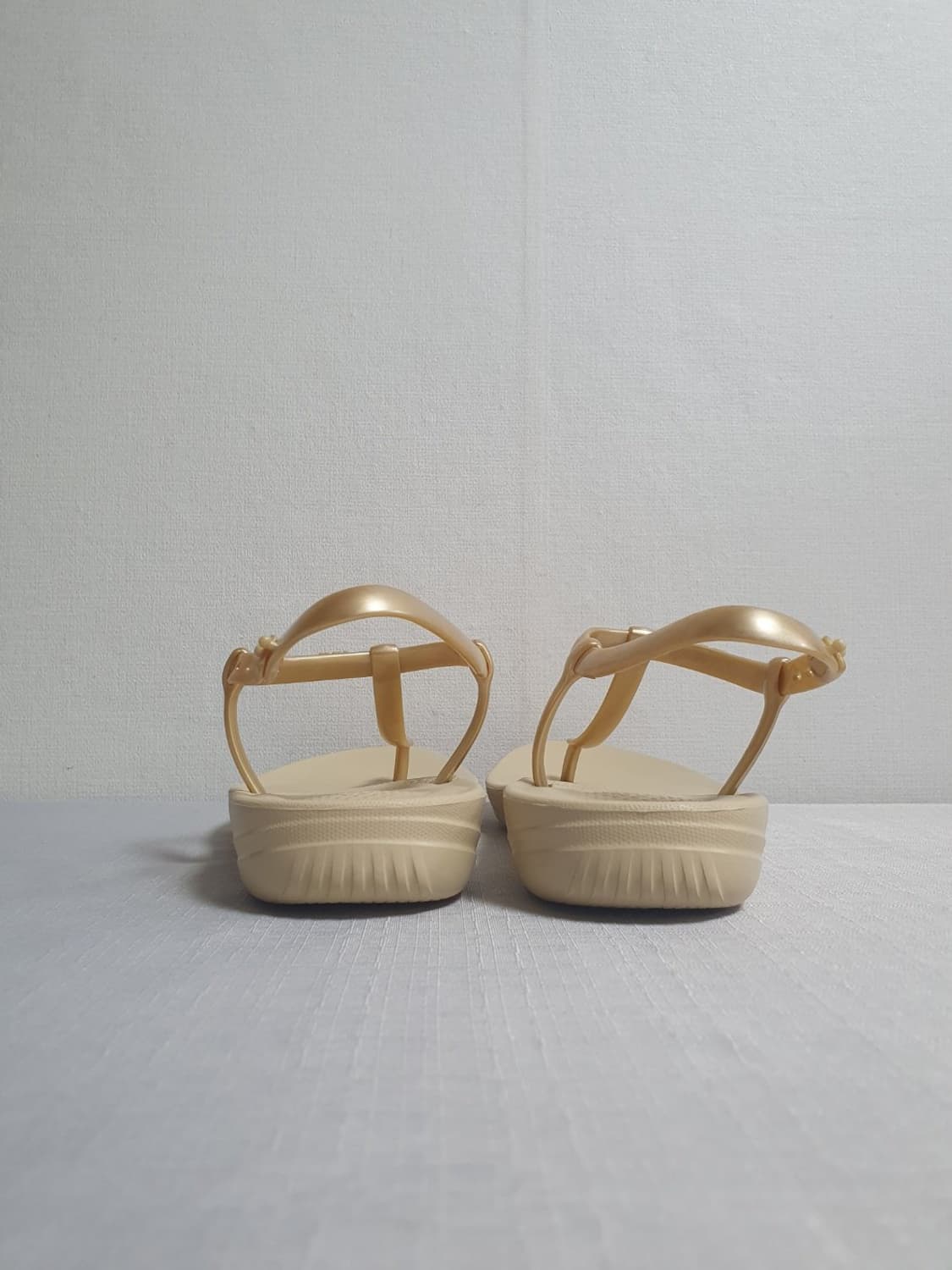 220mm 핏플랍 아이쿠션 스플래쉬 샌들 골드 상품이미지7