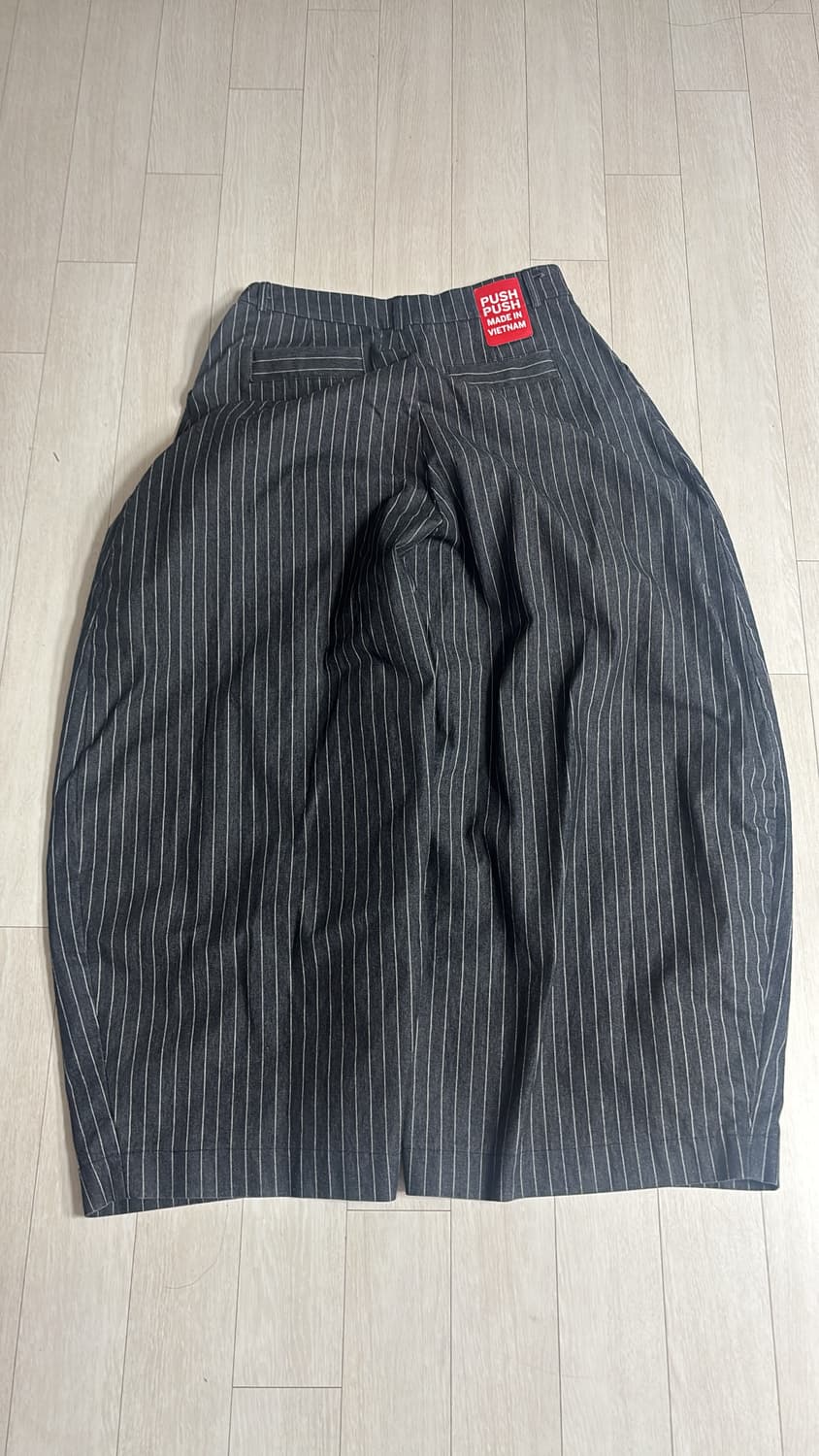 Pushpush 스트라이프 팬츠 L 상품이미지2