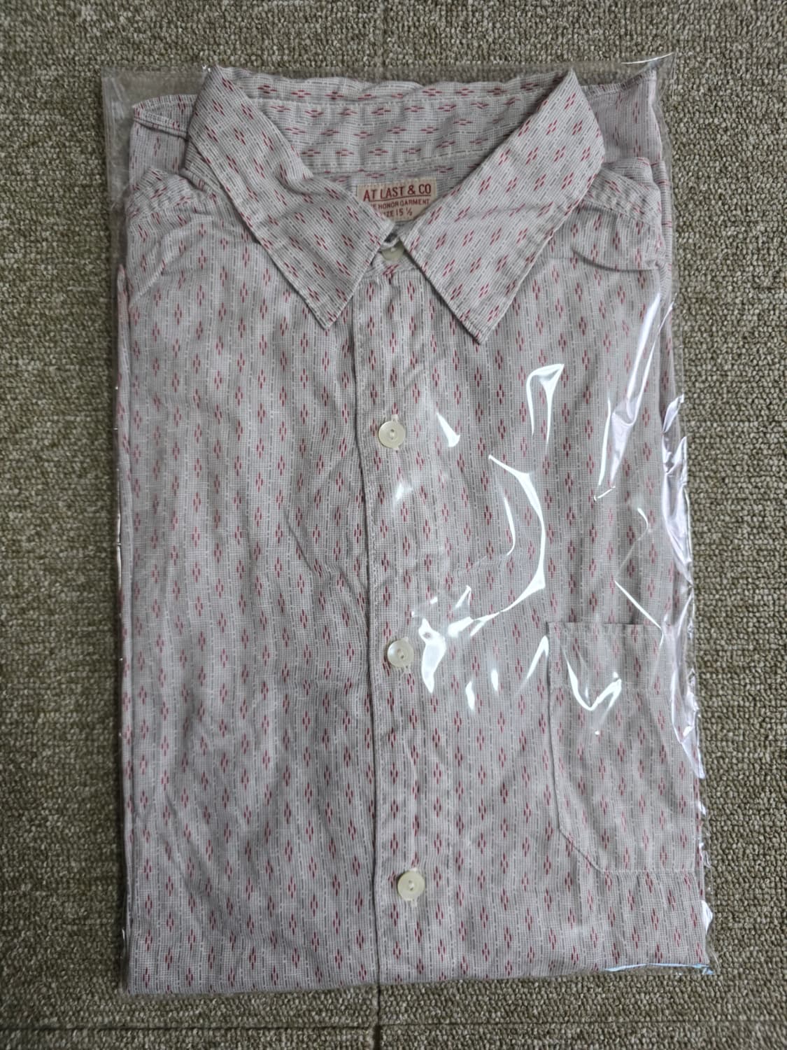 타임원클로딩 엣라코 패턴 드레스 셔츠 15H 부처프로덕트 엣라스트 드레스 상품이미지1