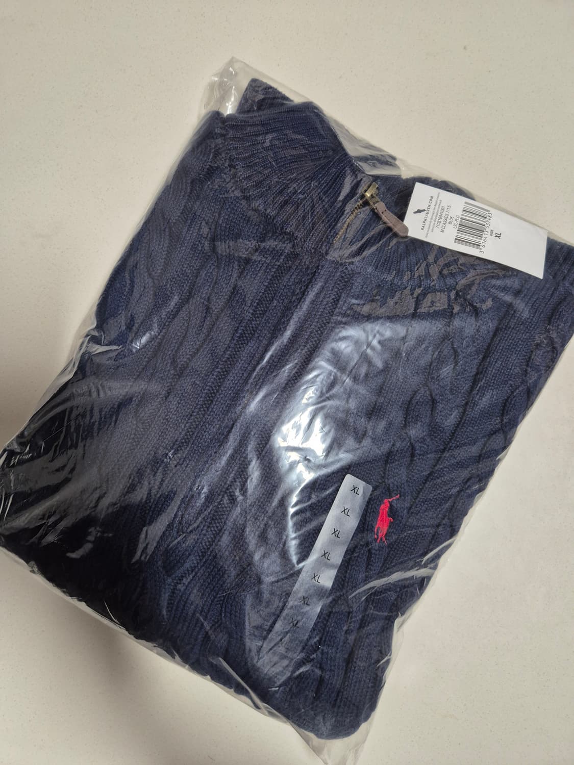 폴로 반집업 니트  상품이미지2