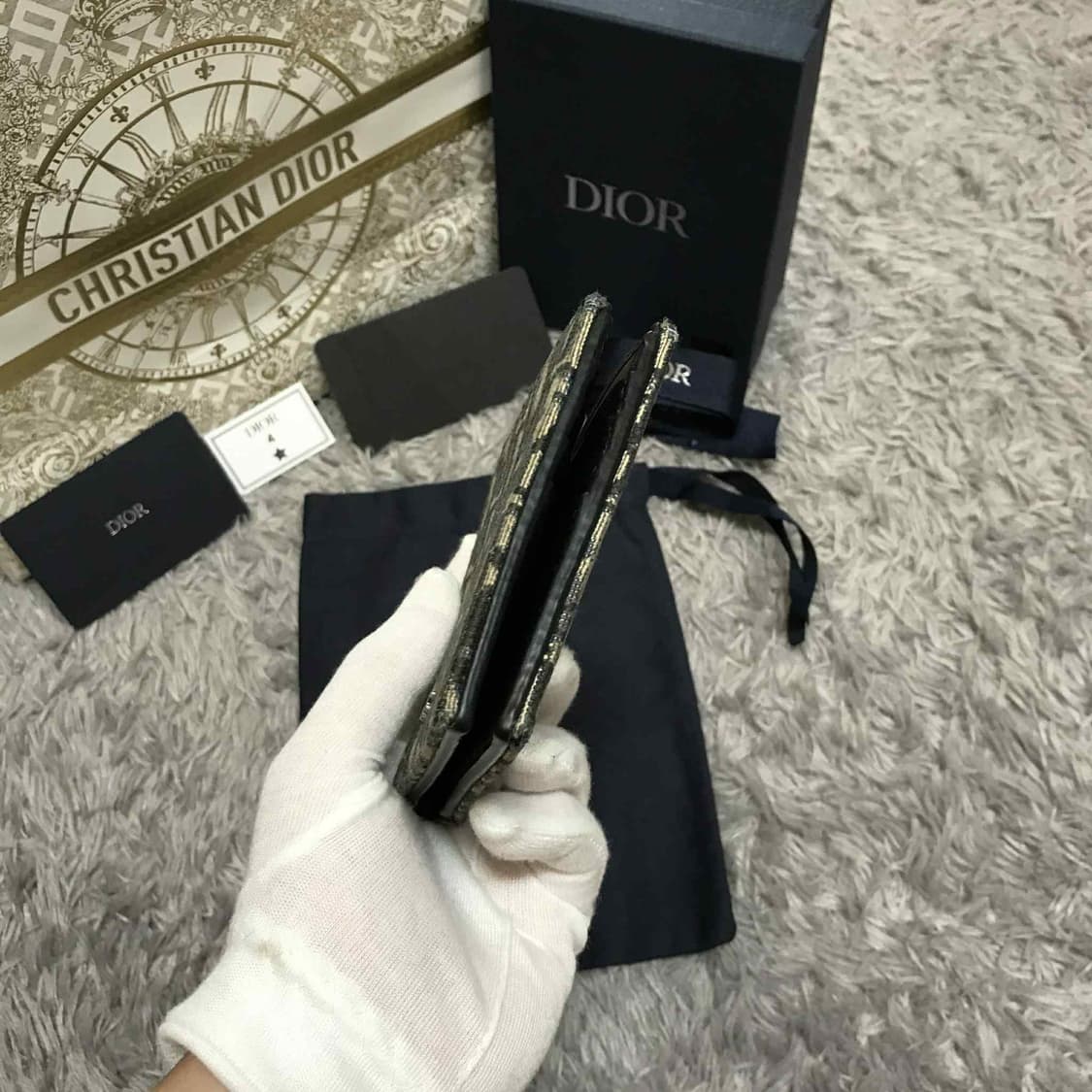 {클로젯}[매장 풀구성] 디올 오블리크 반지갑 상품이미지6