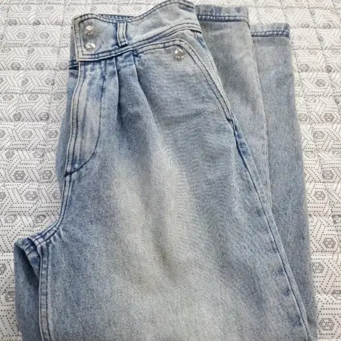 이로 연청색 청바지 34사이즈 상품이미지2
