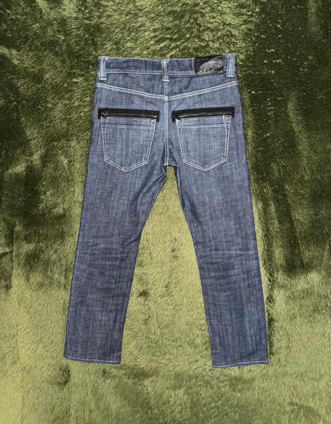 [M] BEAMS JAPAN 빔즈 집포켓 디테일 데님 팬츠 인디고 상품이미지7