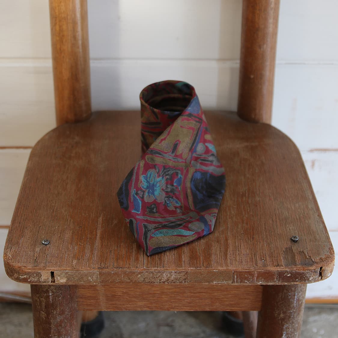 HARDY AMIES 실크 패턴 넥타이 상품이미지1