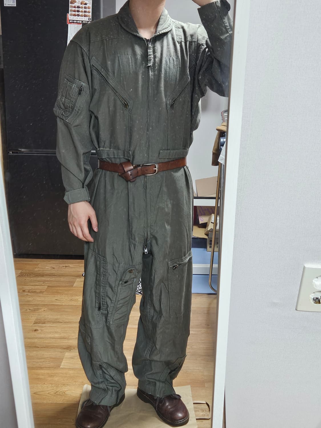 80s 오리지널 미공군 점프수트 스코빌지퍼. 상품이미지9