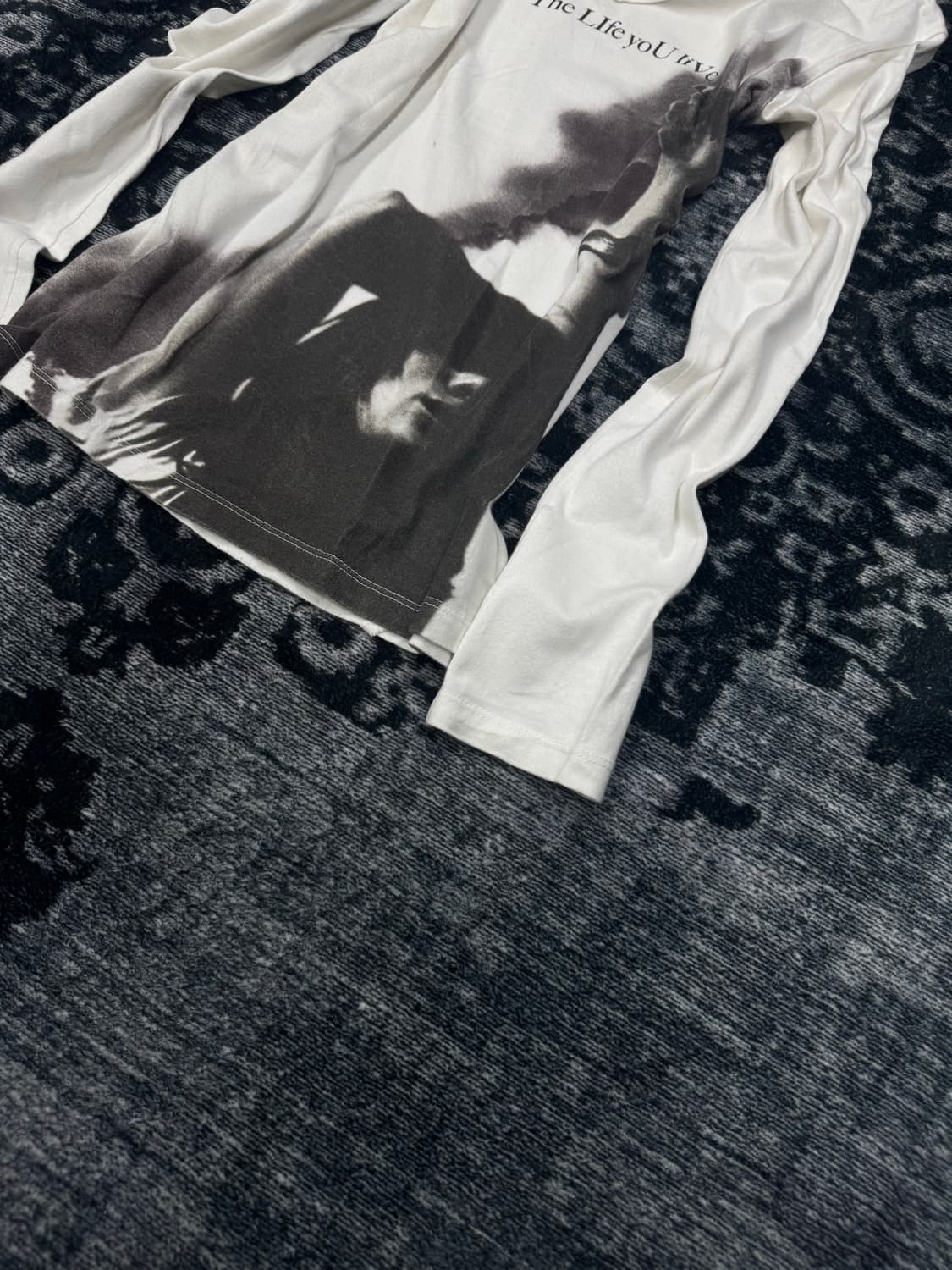 Fuga white lettering printing cut sew 상품이미지5