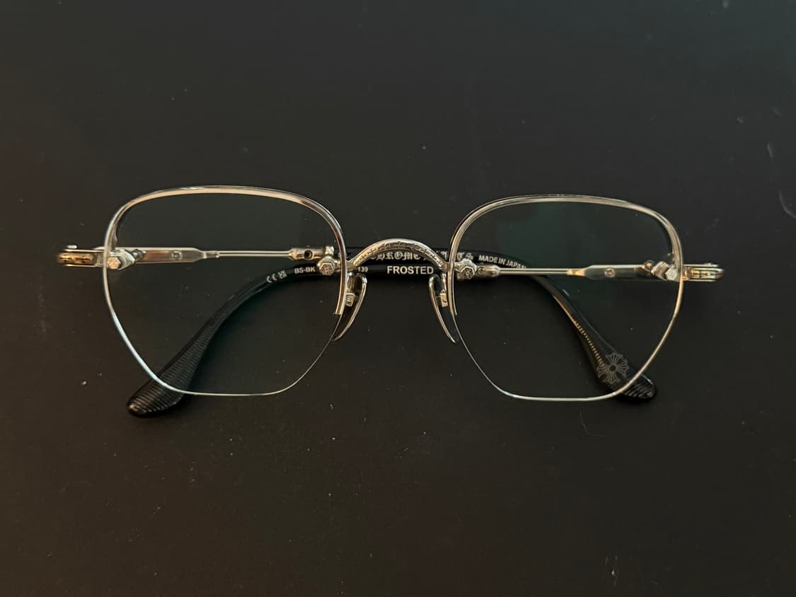 크롬하츠 프로스티드 골드 플레이트 블랙 Chrome Hearts Fros 상품이미지2