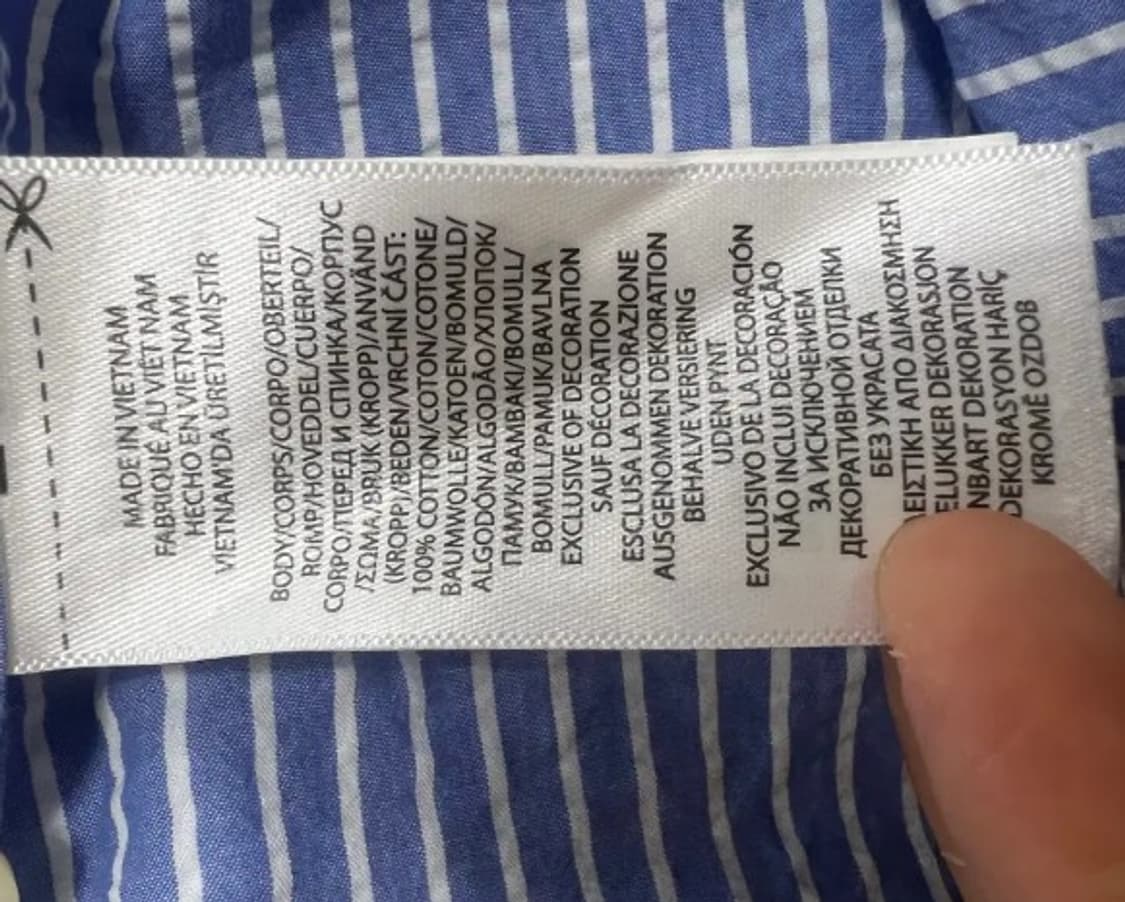 랄프로렌 남성 블루스트라이프 코튼긴팔셔츠 상품이미지6