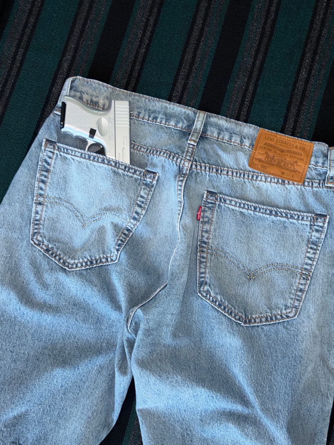 Levis 빈티지 리바이스 504 데님 쇼츠 32 상품이미지1