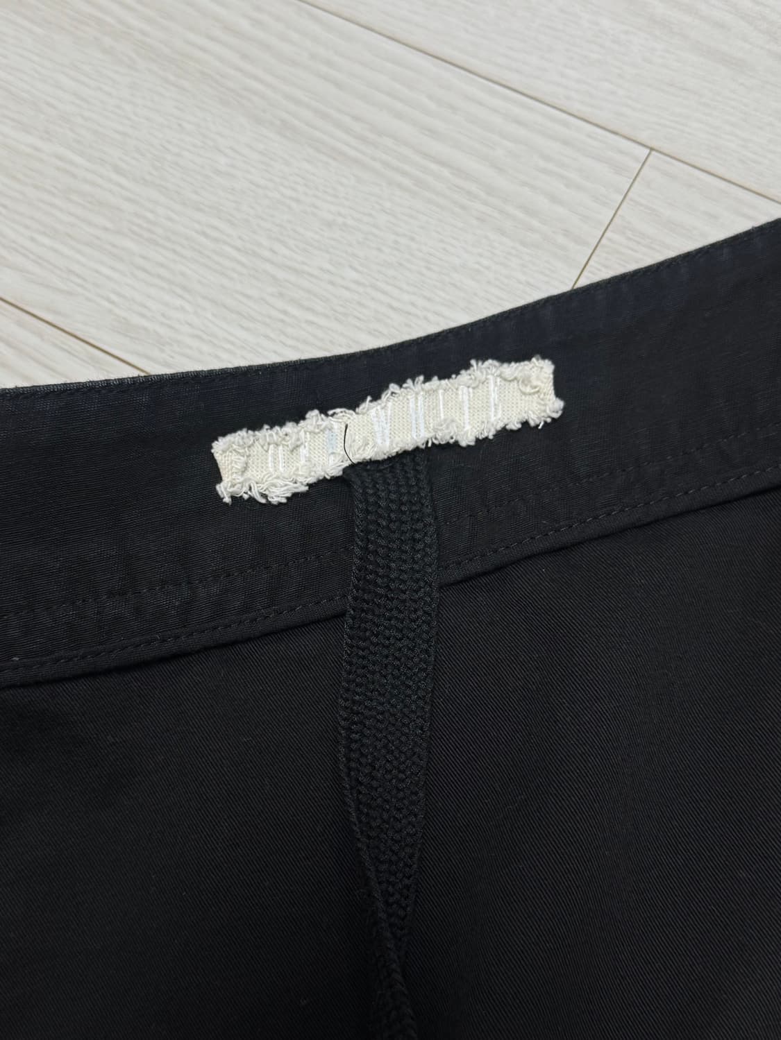 오프화이트 랩스커트 치마 블랙 상품이미지5