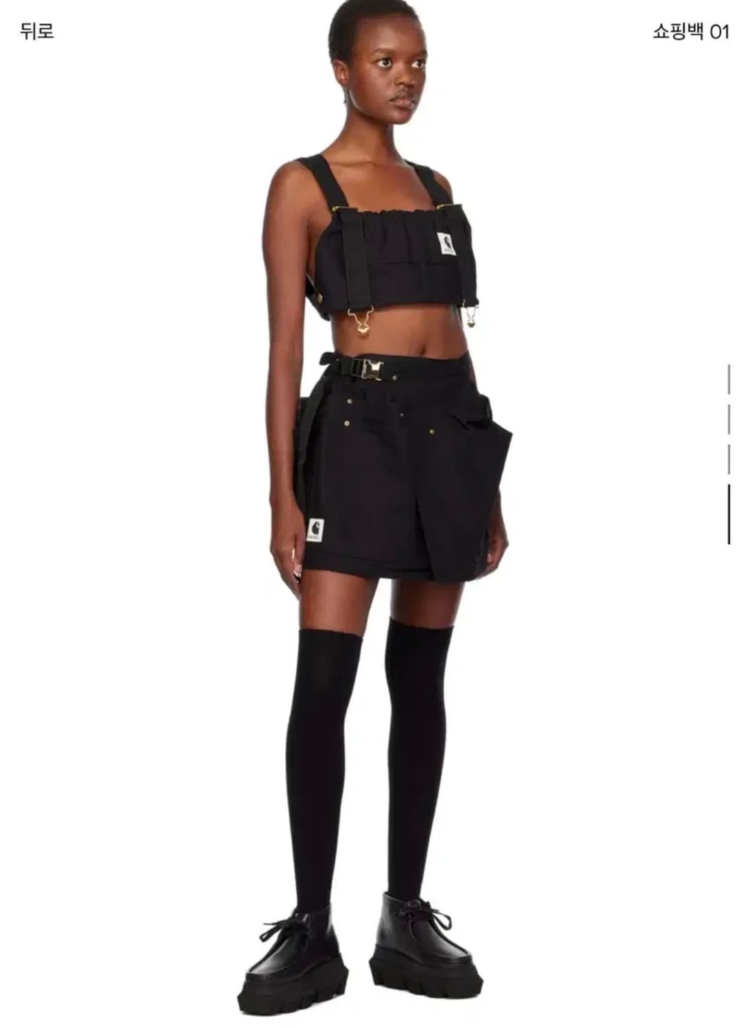 사카이 칼하트 콜라보 스커트 상품이미지1