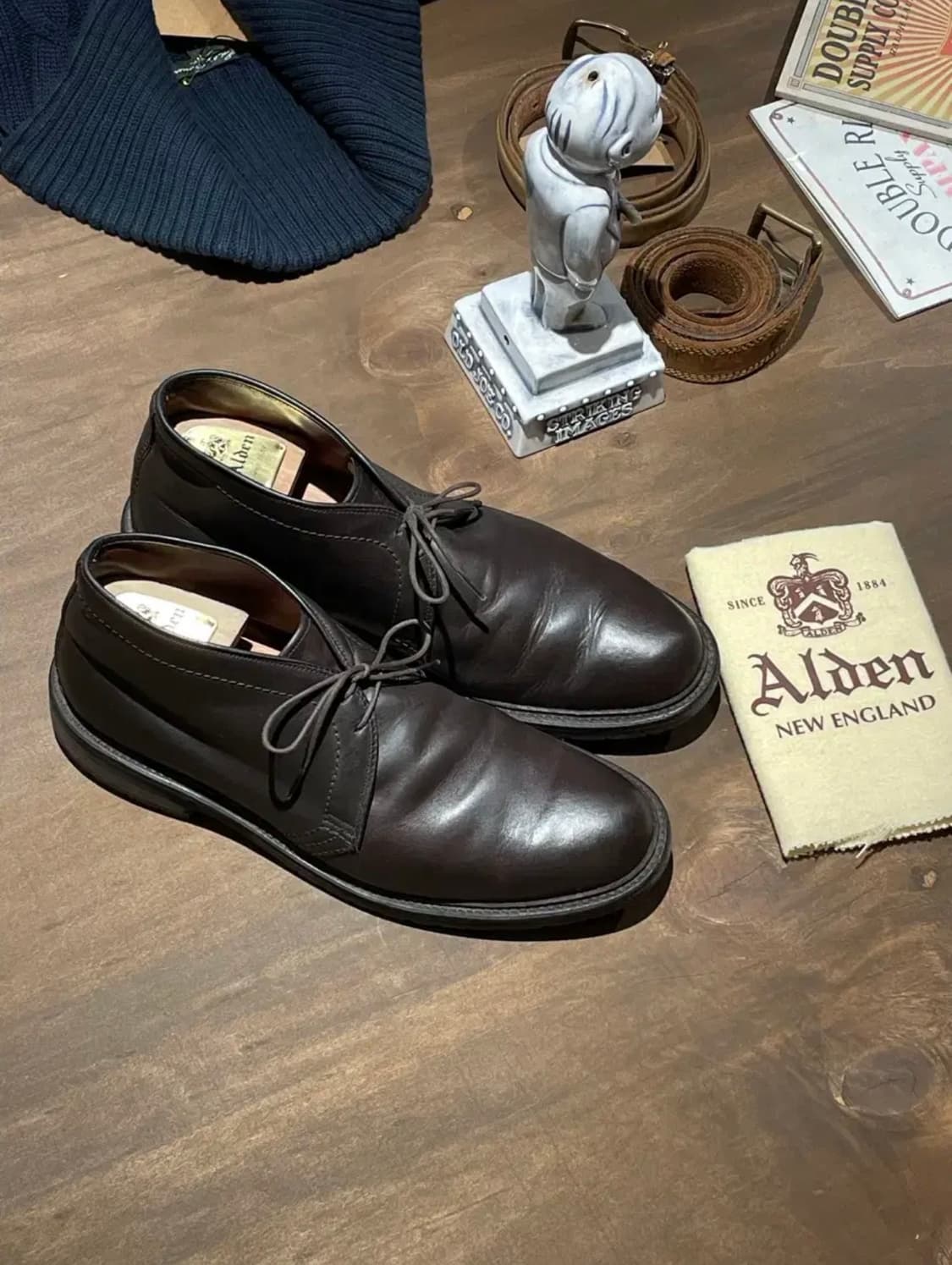 Alden 알든 다크브라운 처카부츠 10D 상품이미지1