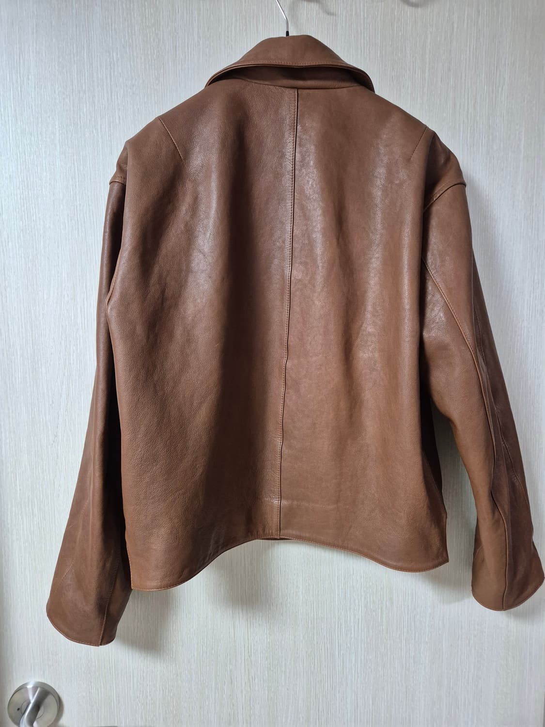 로파이 LOFI  레더 자켓 버튼업 램 양가죽 자켓 ( 브라운) 라지 상품이미지5