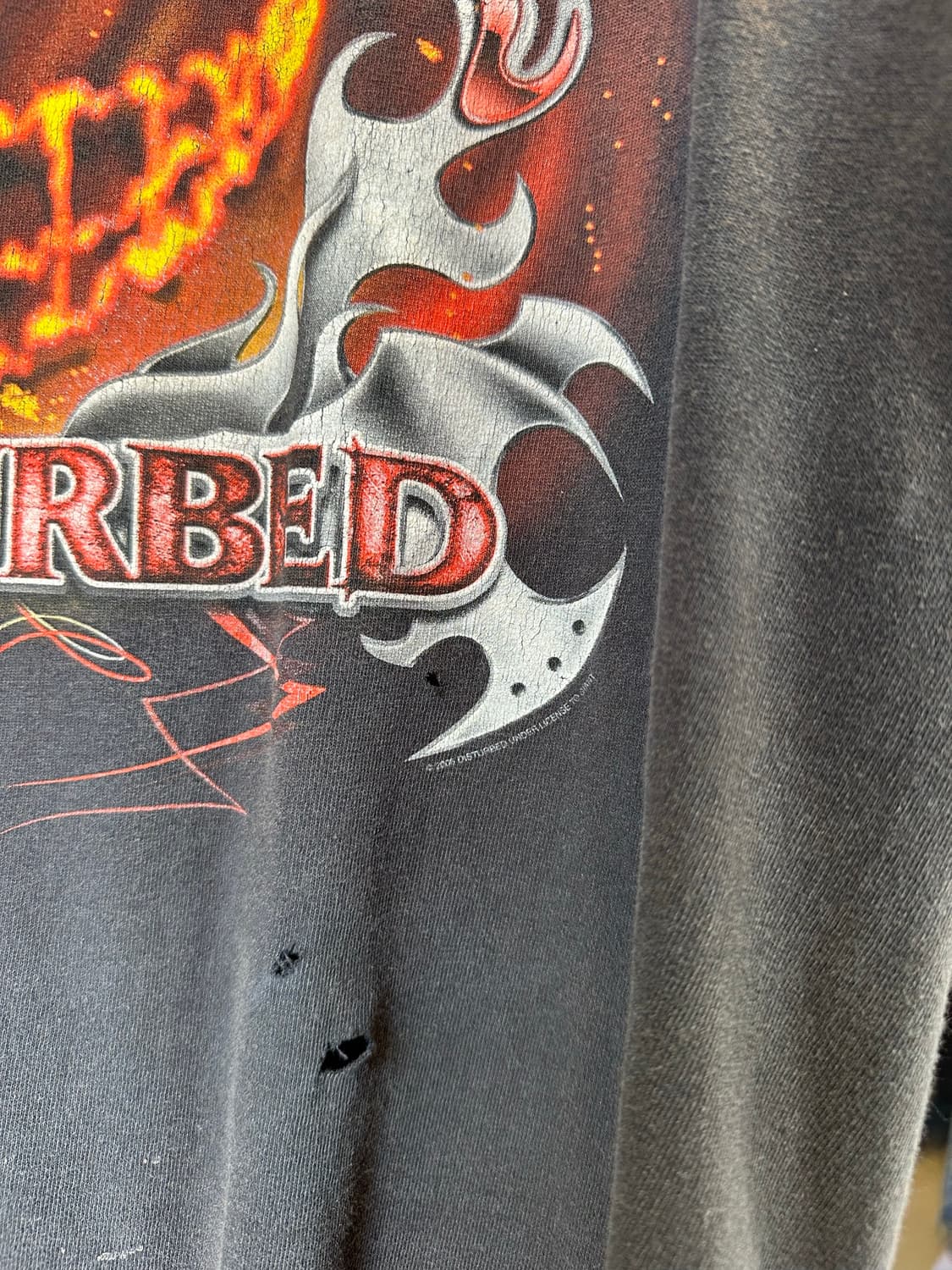 디스터브드 Disturbed 락밴드 페이드 프린팅 티셔츠 상품이미지5