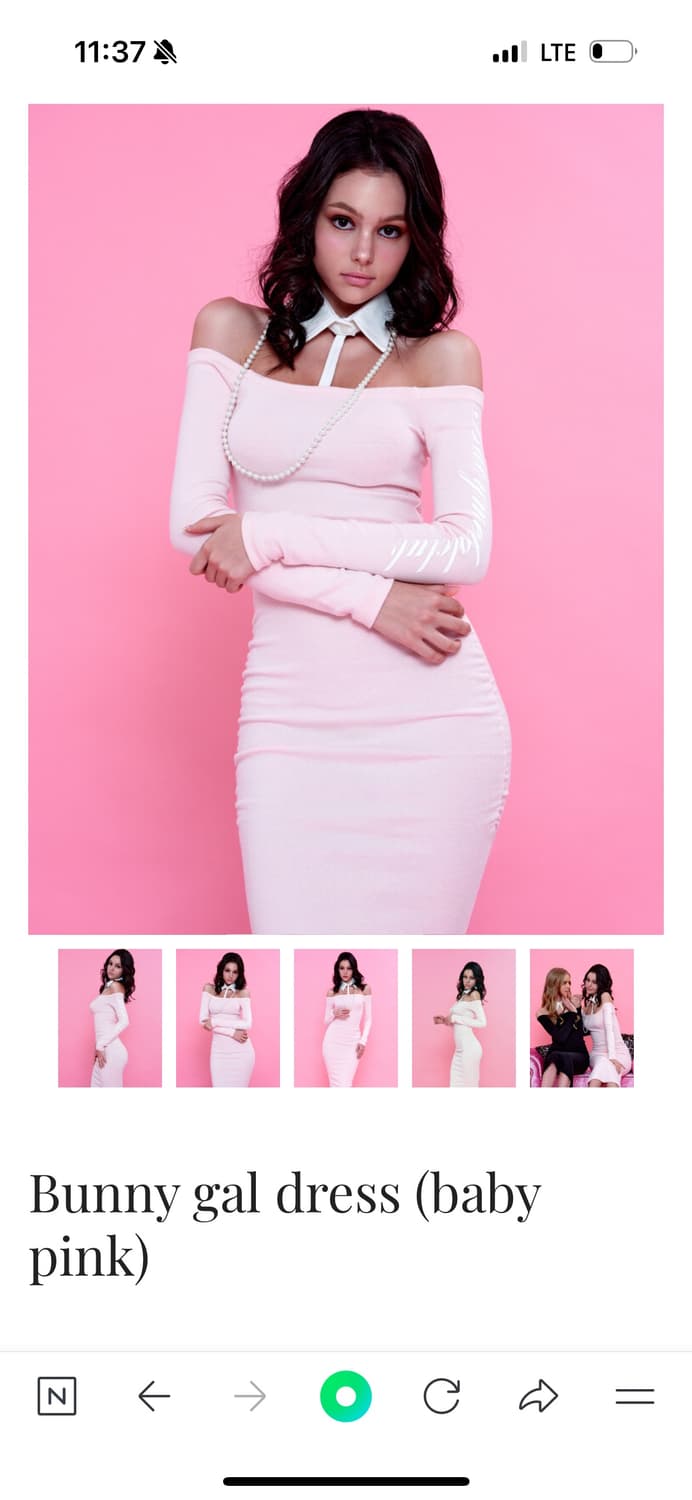 베이비메탈클럽 바니걸 드레스 베이비핑크 (예약중) 상품이미지2