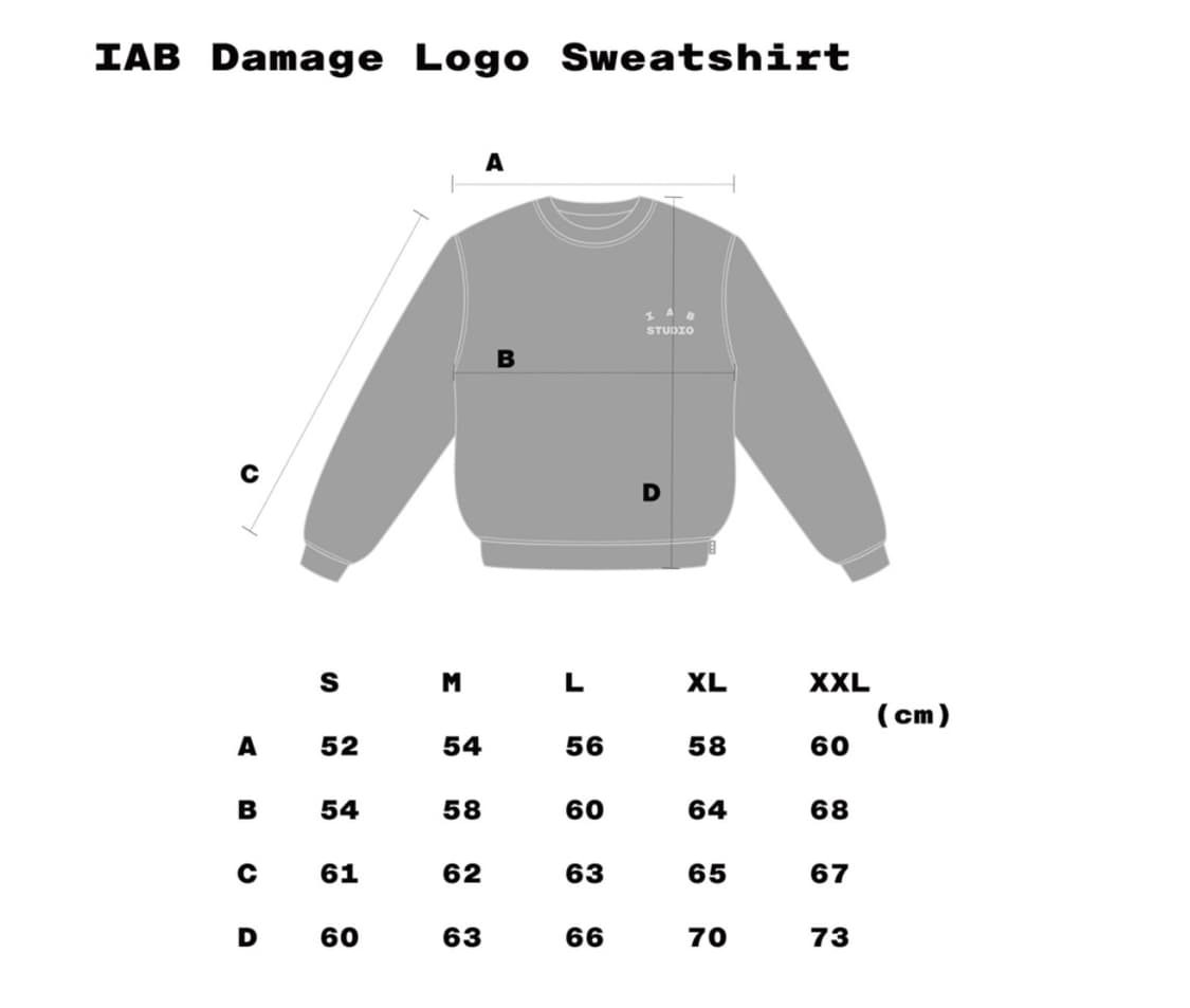 아이앱 스튜디오 맨투맨 차콜 - L,XL 상품이미지3