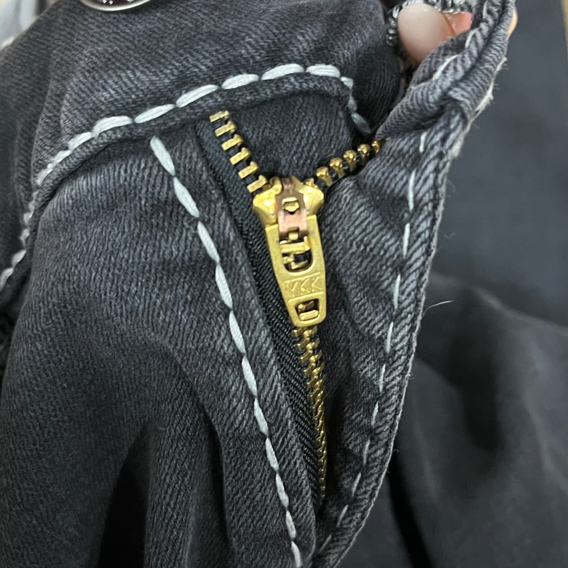 [정품/32] 트루릴리젼 블랙 워싱 데님 바지 b14 상품이미지8