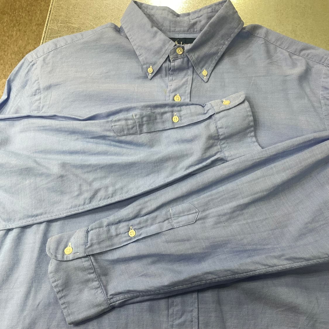 (XL) POLO 폴로 랄프로렌 솔리드 셔츠 클래식핏 상품이미지9