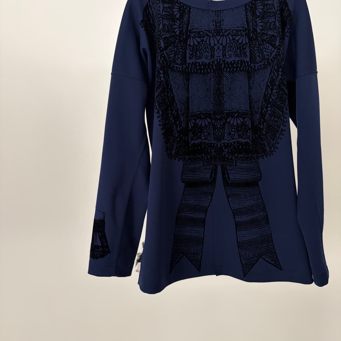 Gothic Printing Frill Long Sleeve 상품이미지5