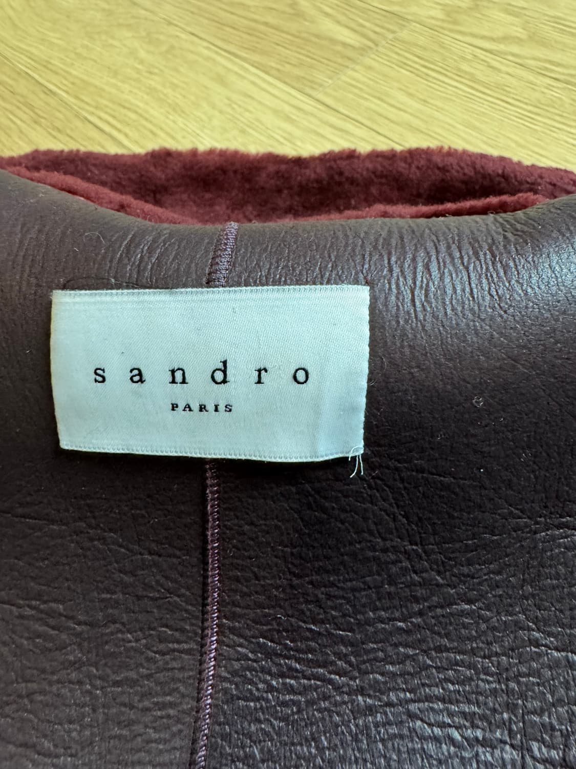 산드로 램 무스탕  상품이미지7