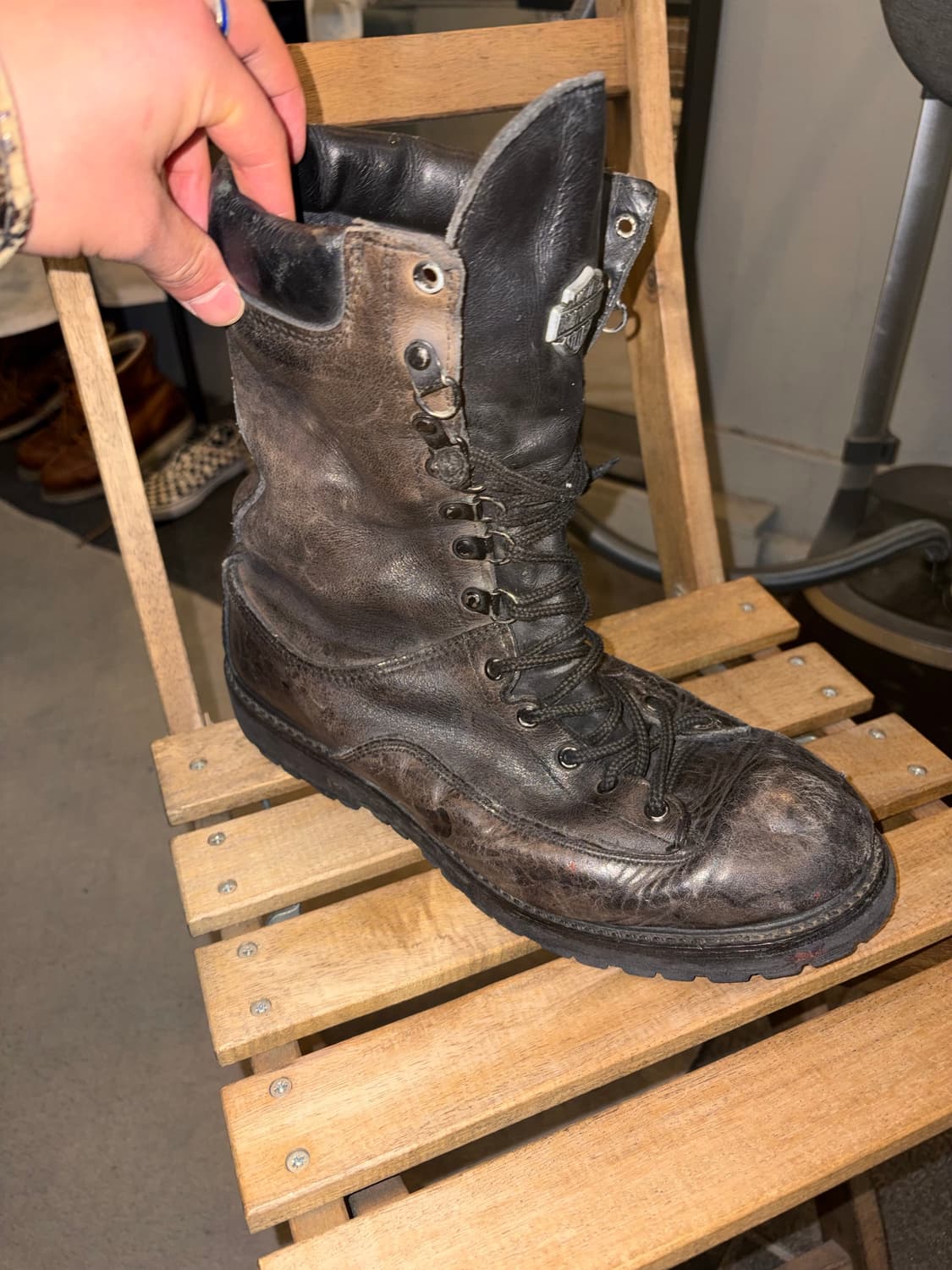Harley Davidson USA aging rider boots 상품이미지8