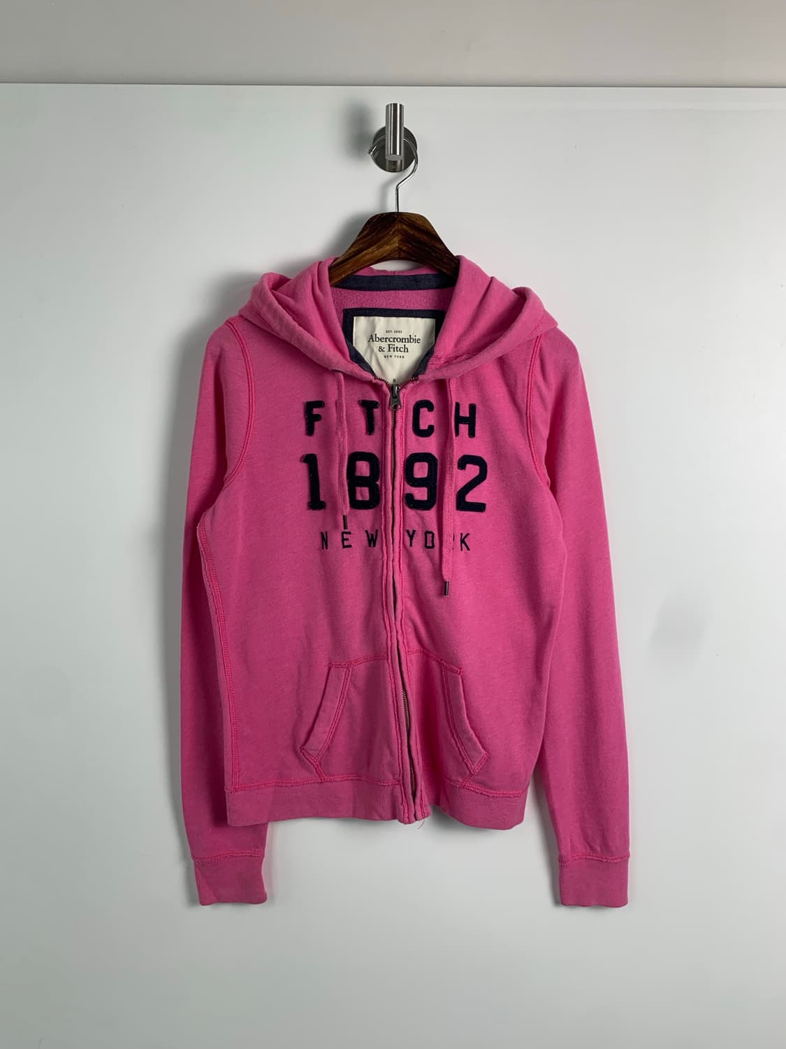 아베크롬비 y2k 와투케 핑크 후드집업 상품이미지2