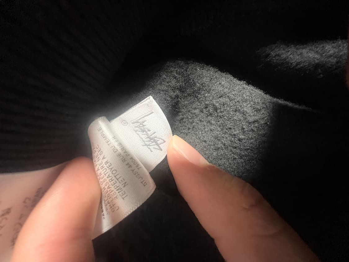 스투시 베이직 스투시 크루넥 브랙 상품이미지3