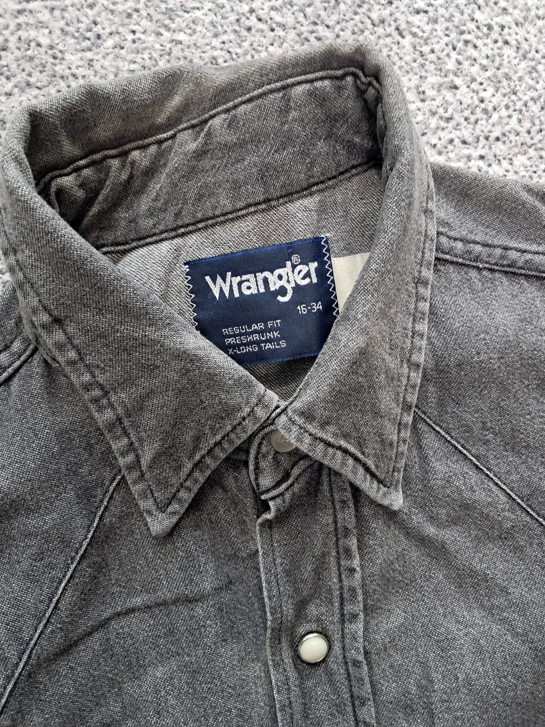 랭글러 웨스턴데님셔츠  상품이미지2