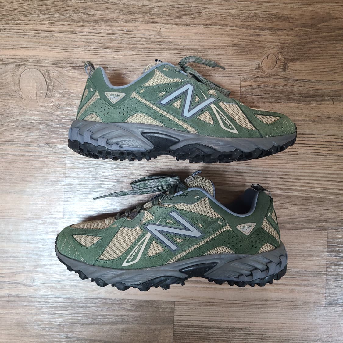 (235) 뉴발란스 ML610 다크 카모 그린 운동화 트래킹 신발 상품이미지4