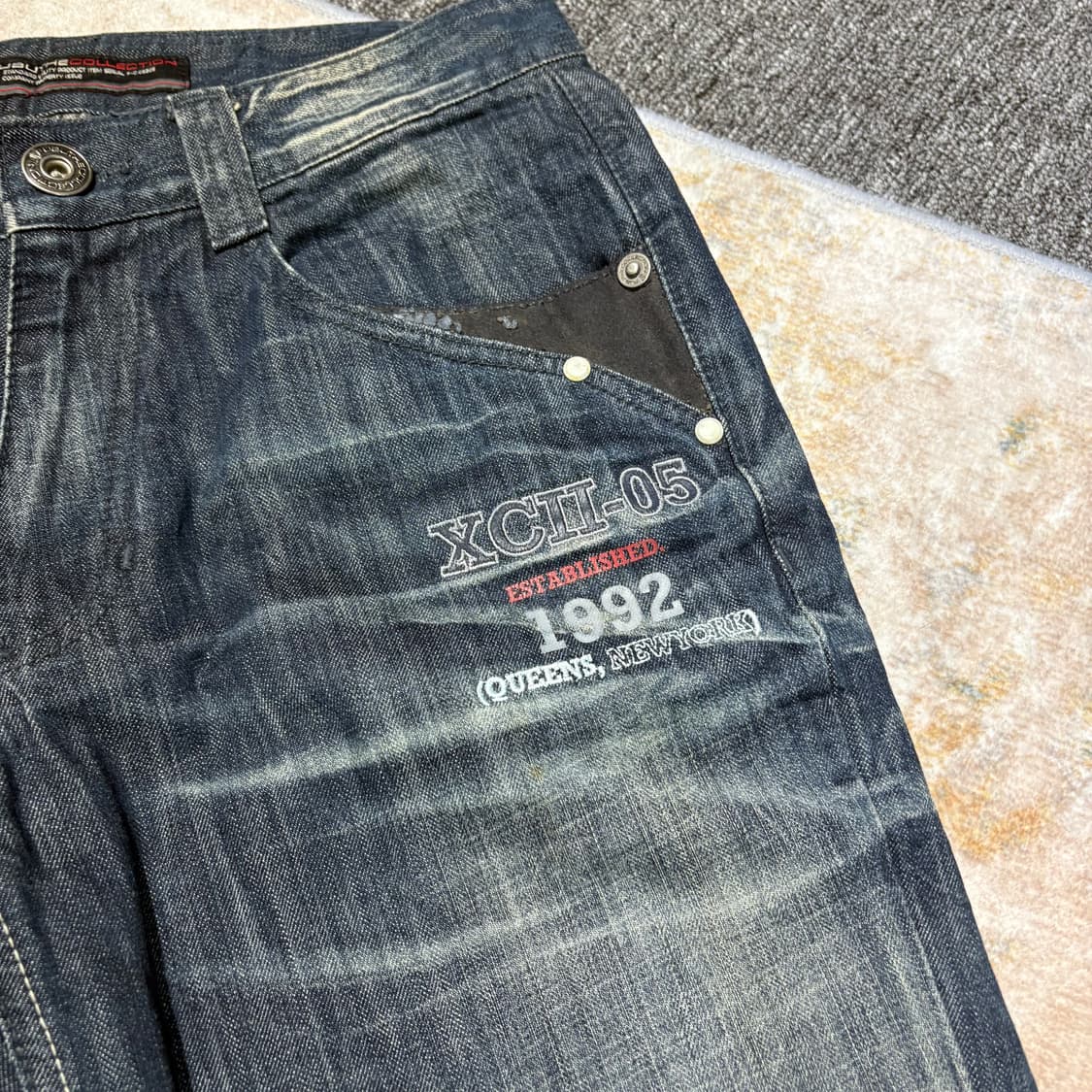FUBU푸부 빈티지 데님워크 팬츠 상품이미지3