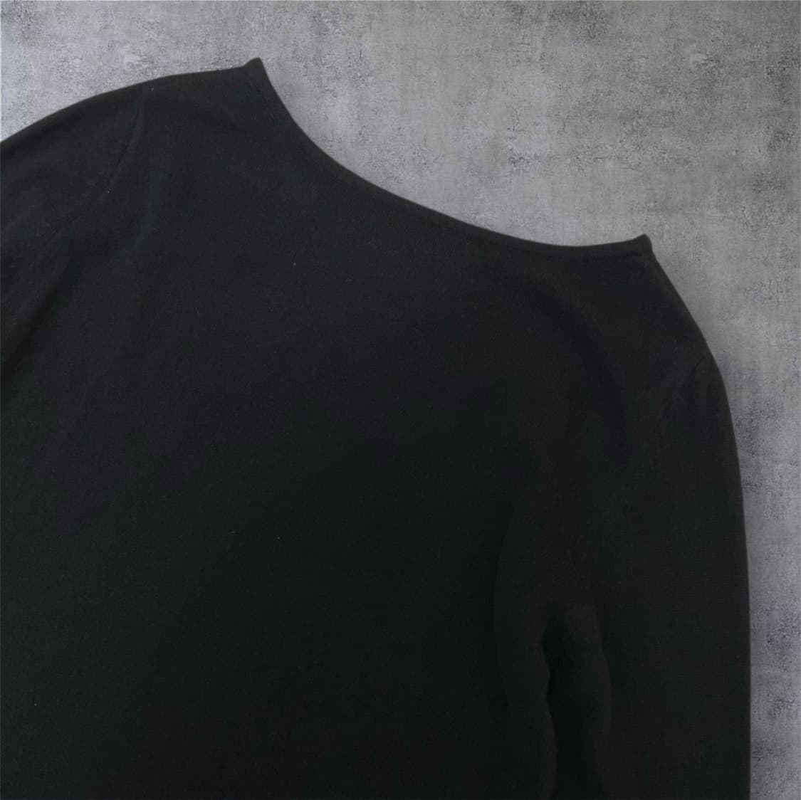 샵엠 Shop M 블랙 캐시미어 니트 원피스 FREE 상품이미지8