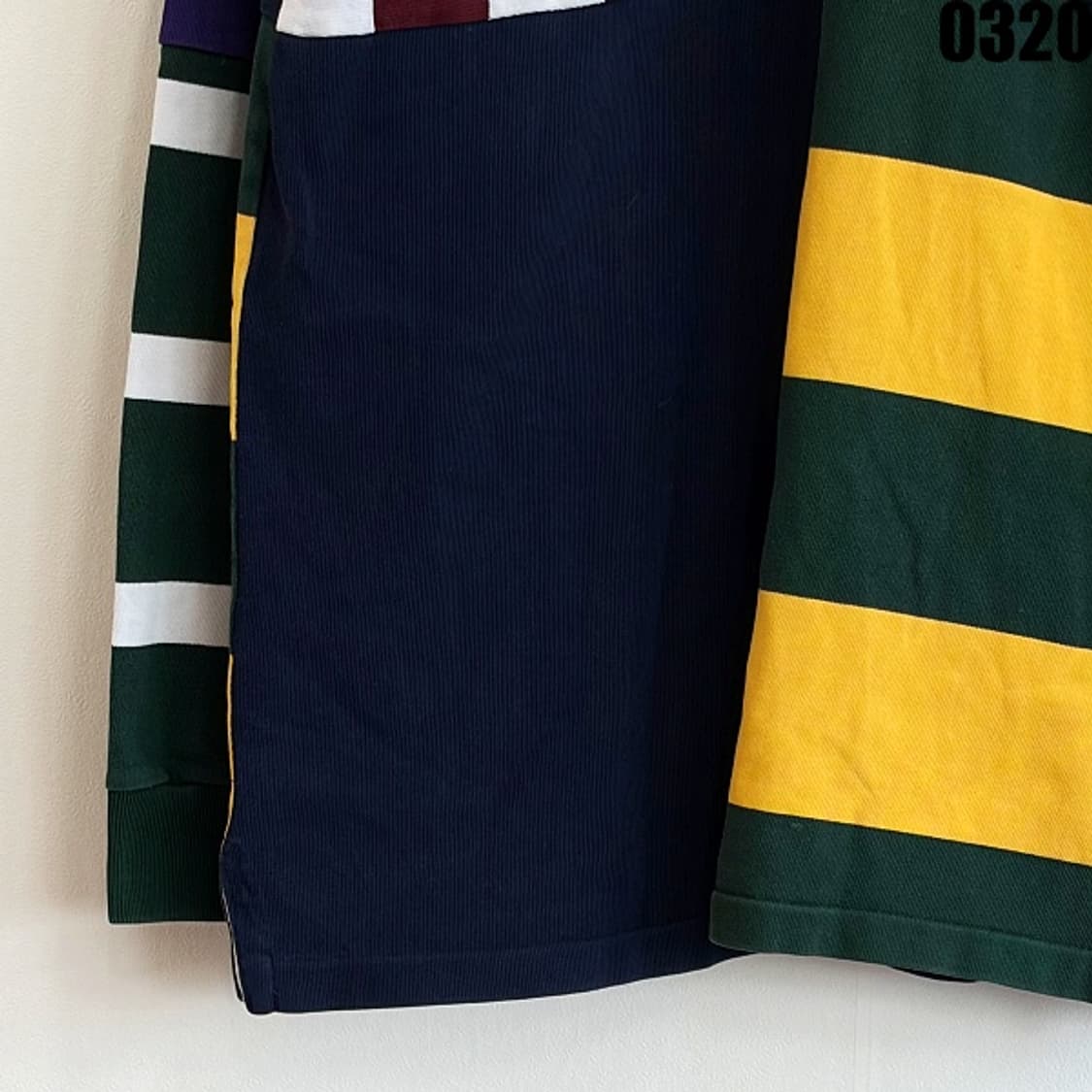 폴로 랄프로렌 커스텀 슬림핏 럭비 럭비티 긴팔 XL 0320 상품이미지3