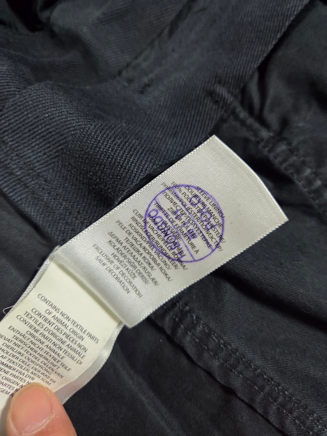 폴로 밀리터리 드로잉 야상 M-51 자켓 네이비 상품이미지6