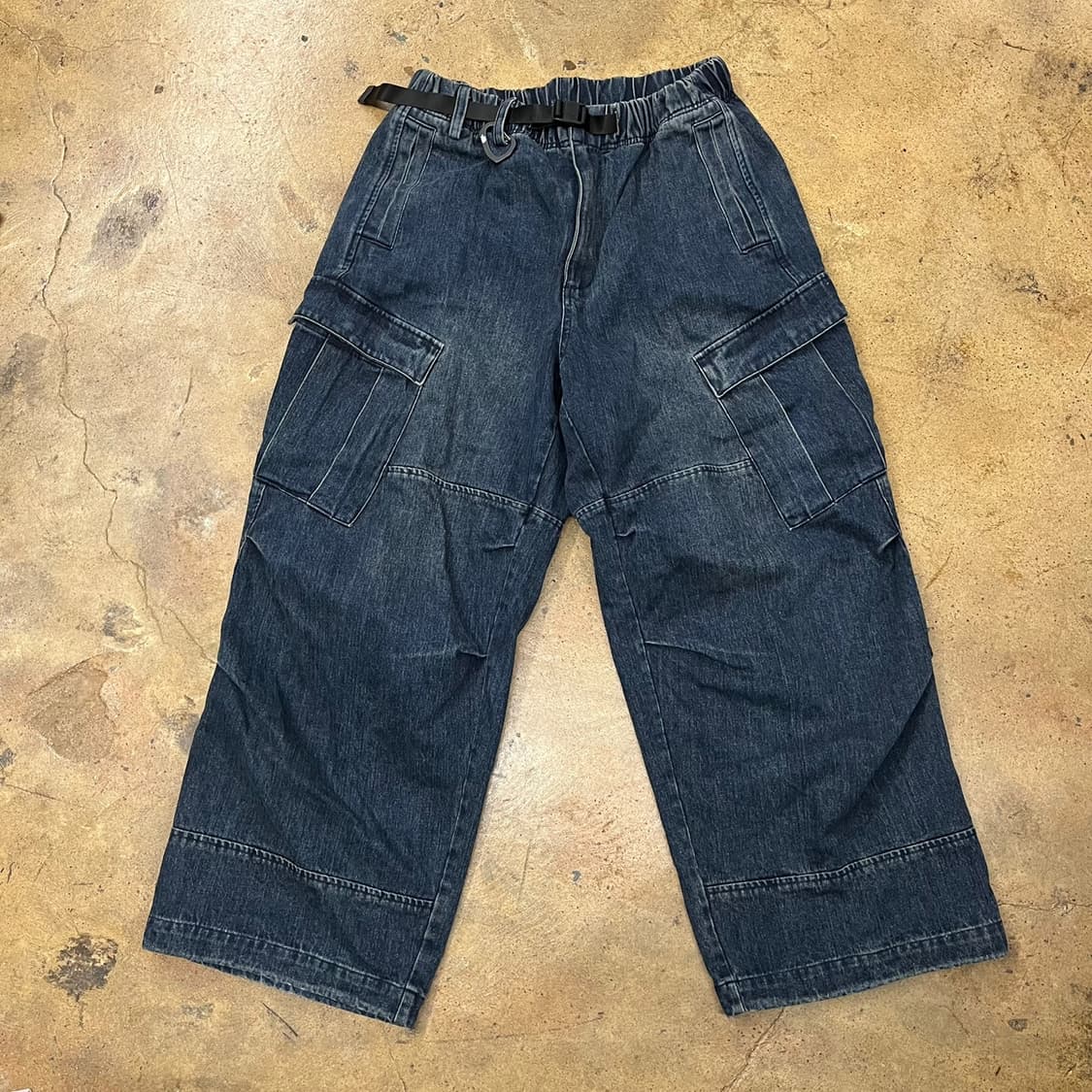 [정품/3] 해칭룸 데님 카고 조거팬츠 벨트 b14 상품이미지3