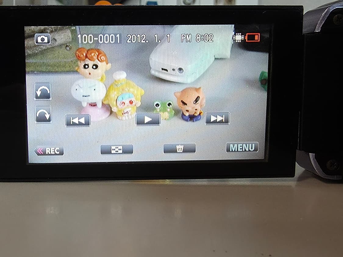 JVC 에버리오 GZ-E310 바이올렛 빈티지 디지털캠코더 상품이미지5