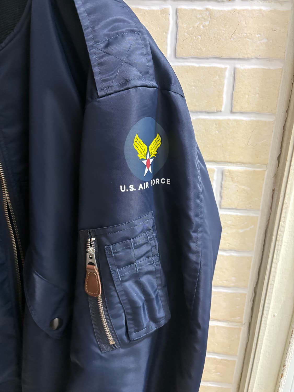 브론슨 US 에어포스 타입2 플라이트 자켓 네이비 L 상품이미지5