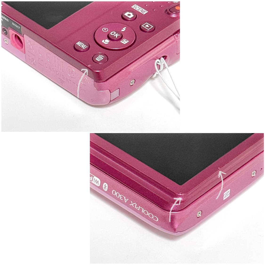 니콘 쿨픽스 A300 (S3700) 핑크 빈티지디카 상품이미지6