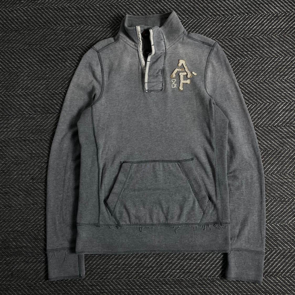 00s 아베크롬비 y2k 빈티지 하프 버튼 스웻 셔츠y 3412 상품이미지2