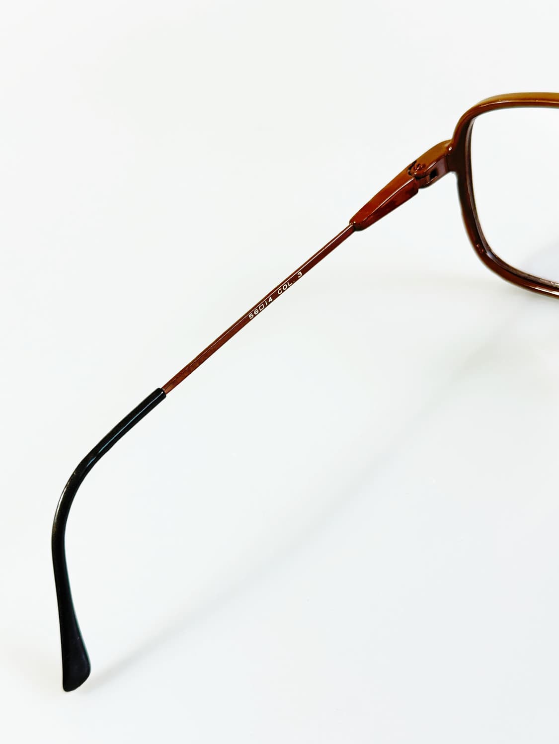 80s ALAN 브라운 뿔테 레트로 스퀘어 빈티지 안경 상품이미지8